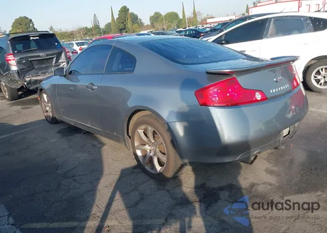2003 Infiniti G35 Base W/6 Speed Manual z USA, uszkodzony, nr VIN JNKCV54E73M208230